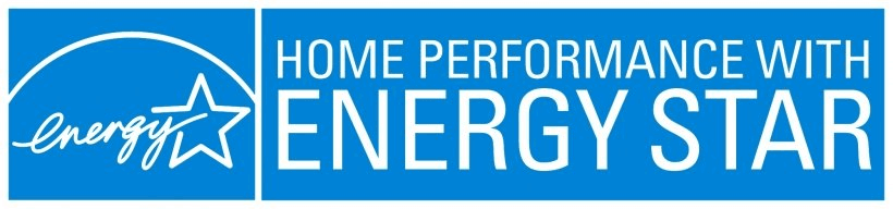 ENERGY STAR logo for Home Performance, blue and white color scheme.